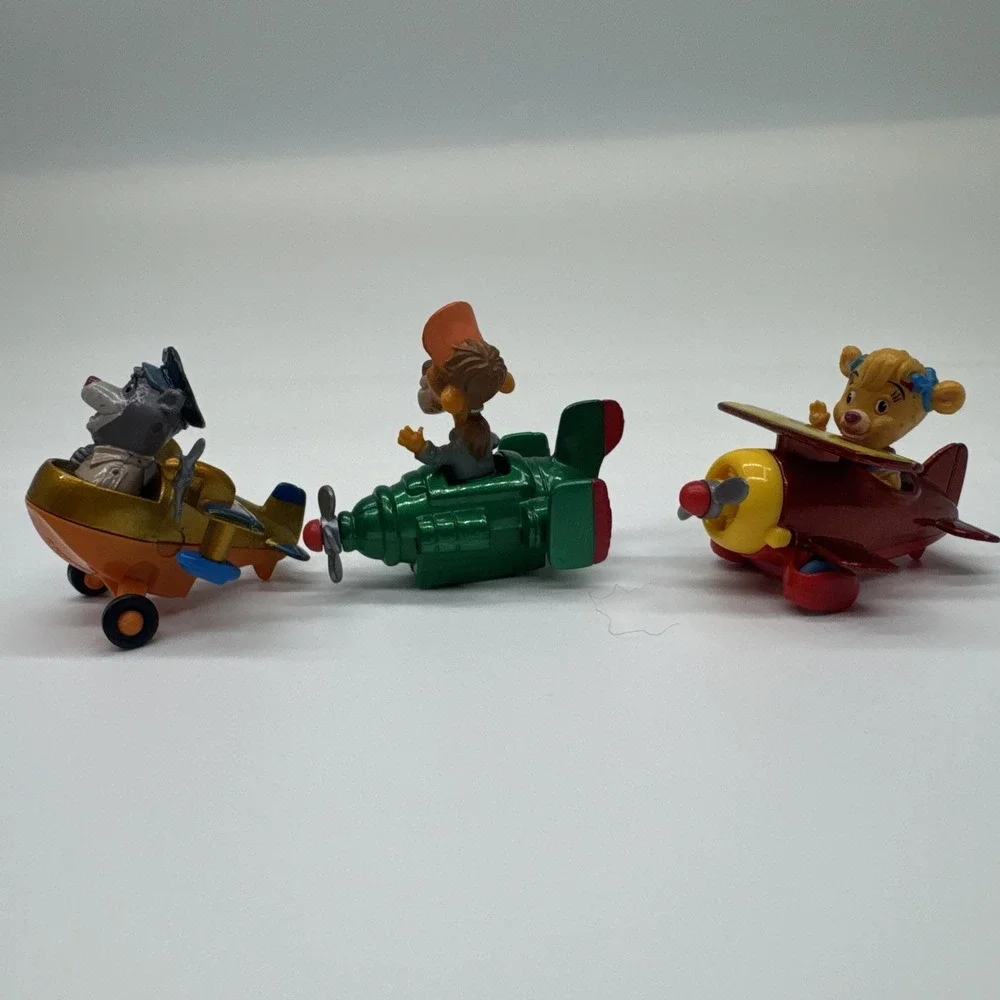 Disney TaleSpin 1989  Set of 3 Airplane McDonalds Happy Meal Toys